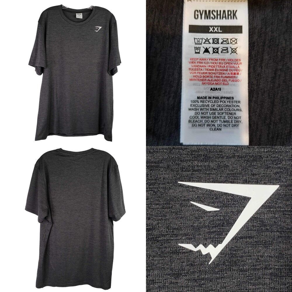 Gymshark Dark Gray Short Sleeve Tee